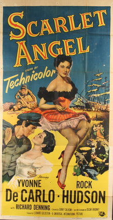 a movie poster with a woman on her lap