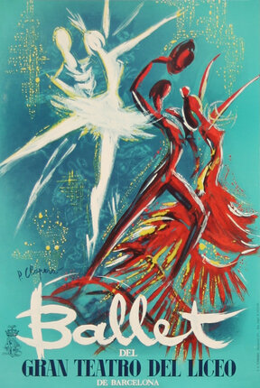 a poster with dancers dancing