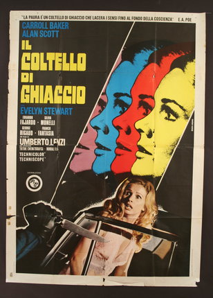 a movie poster with a woman in a car