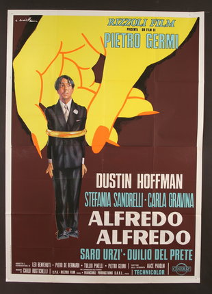 a poster of a man in a suit