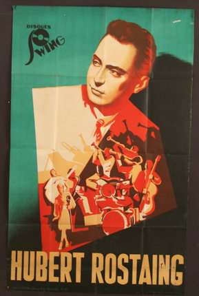 a poster of a man with a band