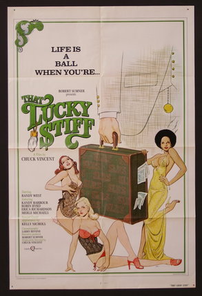 a movie poster of women holding a suitcase
