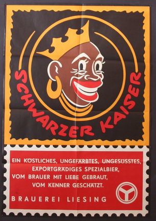 a poster with a smiling face