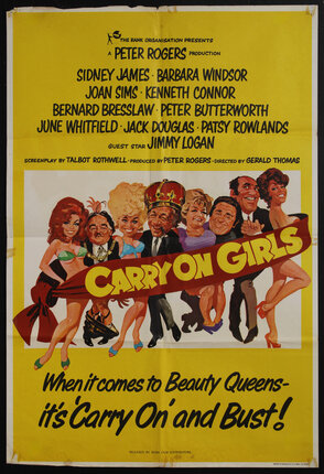 movie poster with caricatures of eight people