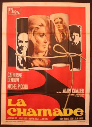 a movie poster with a rope tied to a woman