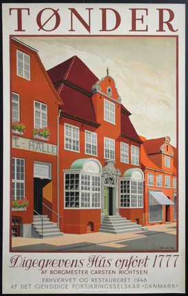 a painting of a building