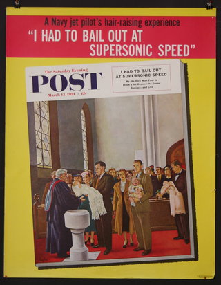 a magazine cover with a group of people