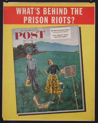 a magazine cover with a man and woman on the cover