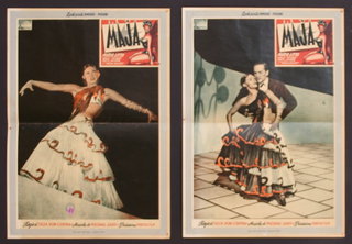 two posters of dancers dancing
