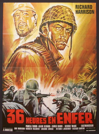 a poster of soldiers fighting