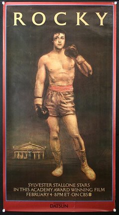 a poster of a man wearing boxing gloves