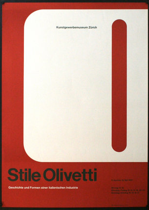a red and white sign with a white rectangular object