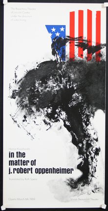 a poster with a flag and text