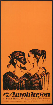 a man and woman in a mask