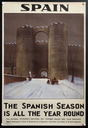 a poster of a spanish season