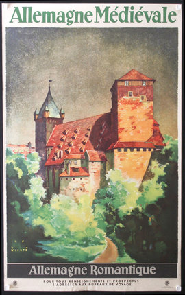 a painting of a castle