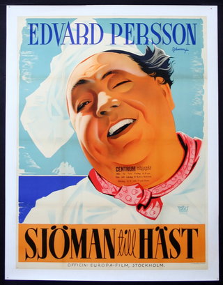 a poster of a man with a chef hat
