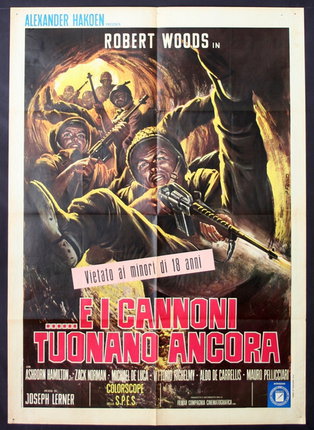 a poster of soldiers with guns