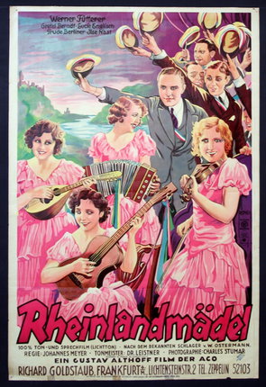 a poster of a group of people playing musical instruments