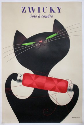 a black cat holding a red object