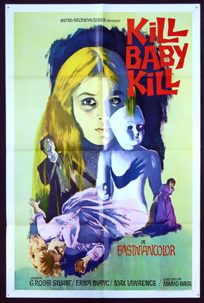 a movie poster of a girl with a mask