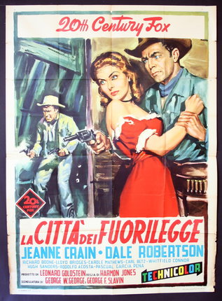 a movie poster of a man and a woman holding a gun