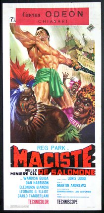 a poster of a man fighting with other men
