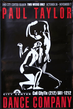 a poster with a couple of people dancing