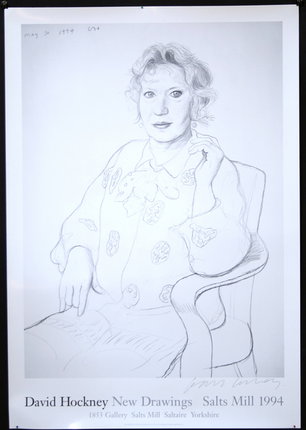 a drawing of a woman sitting in a chair
