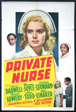 a poster of a nurse