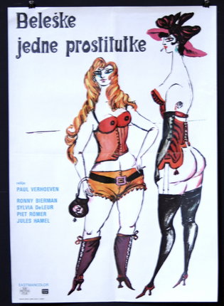 a poster of two women wearing lingerie