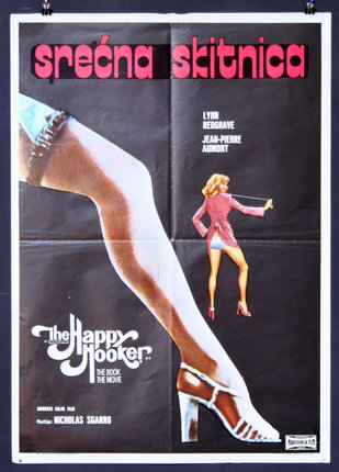 a movie poster of a woman and a woman in high heels