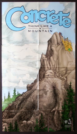 a poster of a mountain