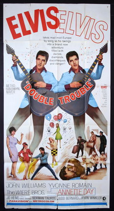 a movie poster with a couple of men holding guitars