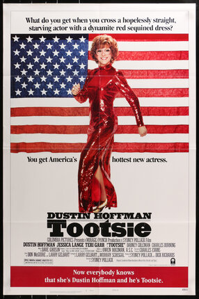 a movie poster of a woman holding a flag