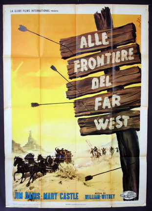 a poster of a western movie