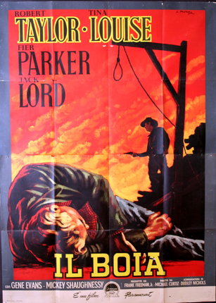 a movie poster of a man on a rope