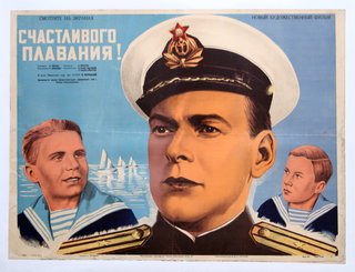 a poster of a man in a sailor uniform