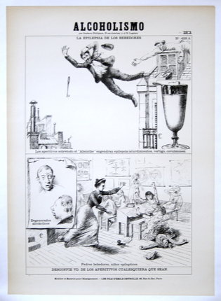 a black and white drawing of a man jumping into a glass