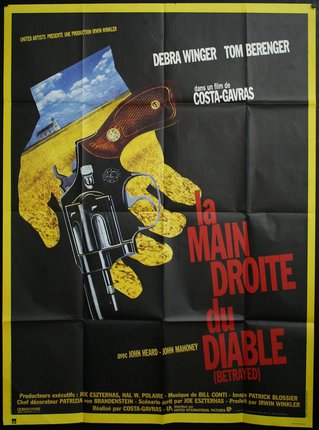 a movie poster of a gun and hand