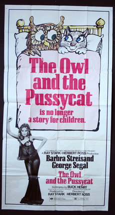 a movie poster with a woman and a cat