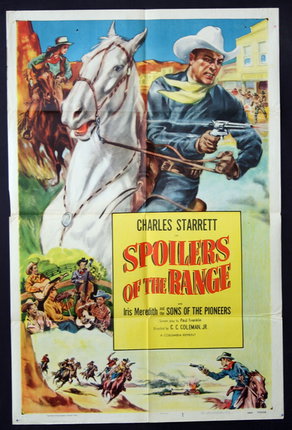 a movie poster with a cowboy holding a gun and a horse