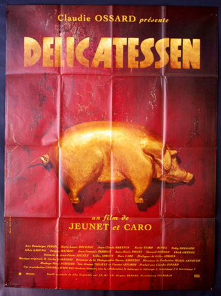 a poster of a pig