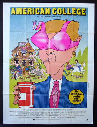 a poster of a man drinking from a soda cup