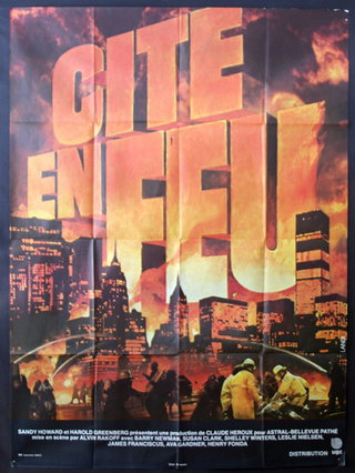 a poster of a firefighter