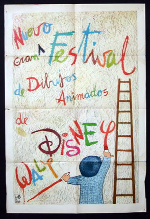 a poster with a child painting a ladder