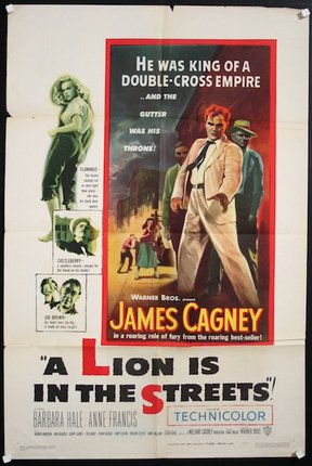 a movie poster with a man in a suit and tie