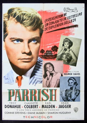a movie poster with a man in a tie