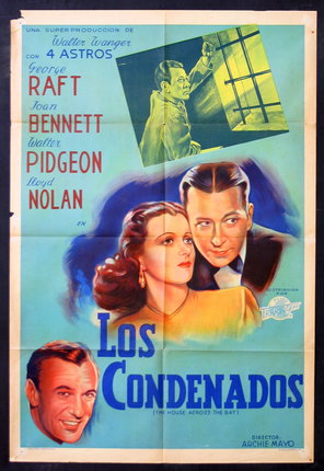 a movie poster with a couple of people