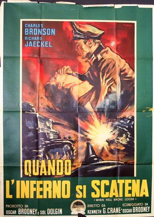 a poster of a man and a woman fighting